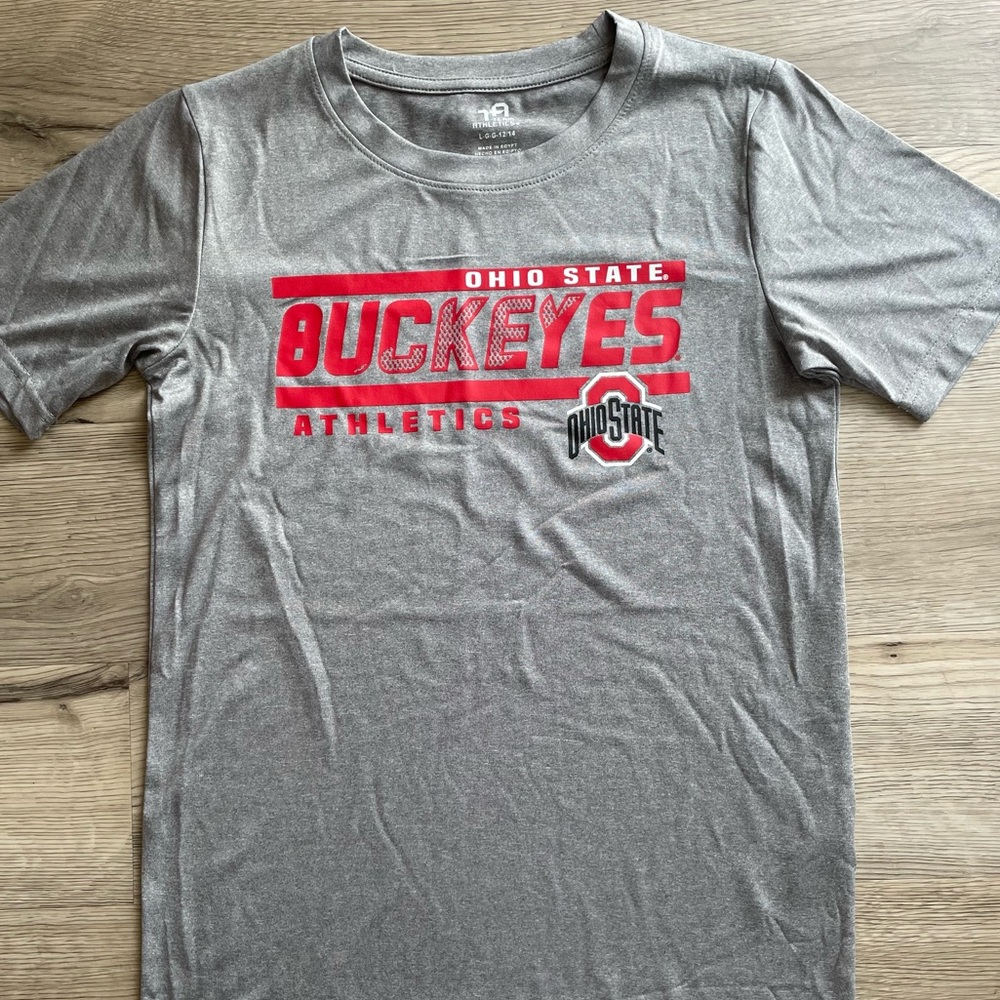 NEW | 🅾️ 🏈 Ohio State Buckeyes T-Shirt for Boys | L (12-14) | Activewear - Picture 2 of 6